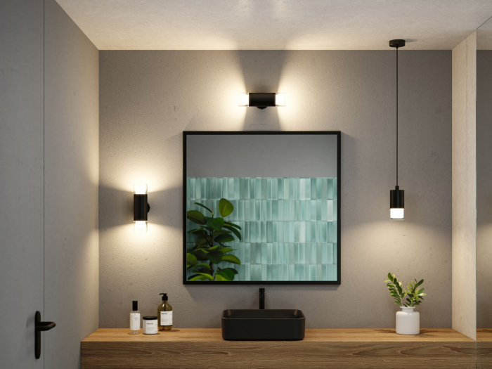 Pendul LED Kame, 9W, clar, negru Signal, flux luminos variabil în 3 pași [8]