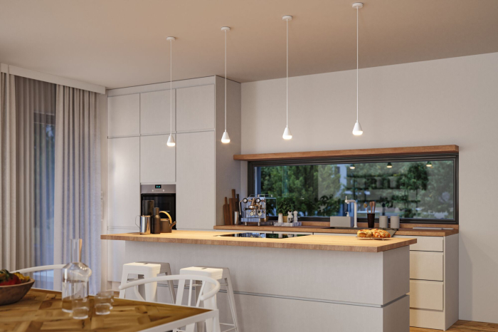 Pendul LED Luia, GU10, max. 10W, satin-alb mat [3]