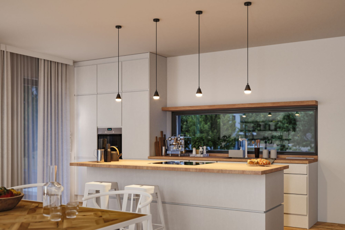 Pendul LED Luia, GU10, max. 10W, satin-negru mat [4]