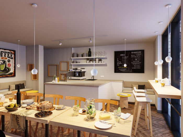 Pendul LED Shima, GU10, max. 10W, alb mat [4]