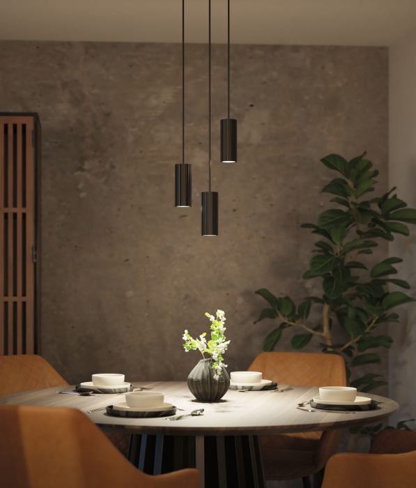 Pendul Lirena, GU10, max. 10W, negru mat, metal [3]