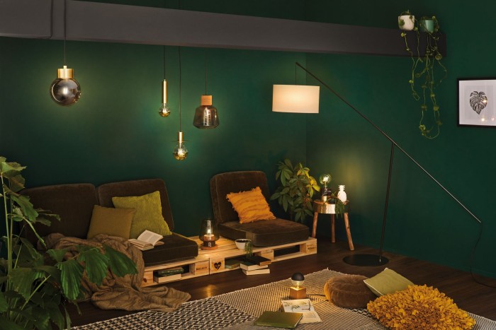 Pendul Neordic Elia cu fir textil max1x20W E27 sticlă afumată/plută/negru 230V sticlă/plută/metal [4]