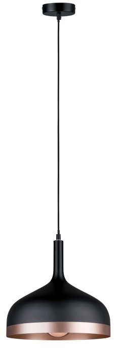Pendul Neordic Embla cu fir textil max.1x20W E27 negru/cupru mat 230V metal   [2]
