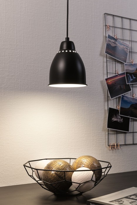 Pendul Neordic Hilla max. 1x40W, E27, negru, 230V, metal [7]