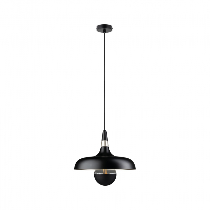 Pendul Neordic Juna, E27, max. 20W, șampanie, negru mat-metal, flux luminos variabil [6]