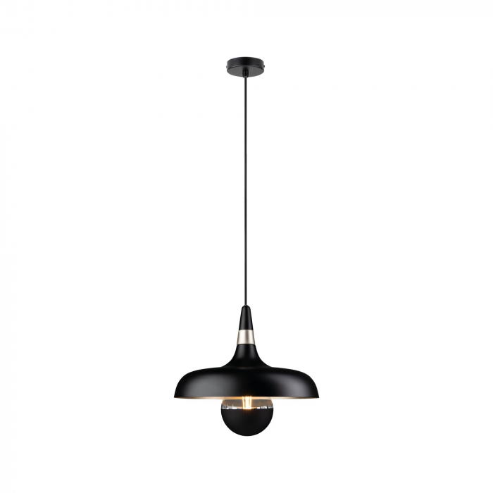 Pendul Neordic Juna, E27, max. 20W, șampanie, negru mat-metal, flux luminos variabil [7]