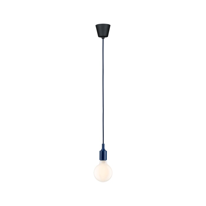 Pendul Neordic Ketil, E27, max. 60W, albastru închis-negru, silicon-plastic [3]