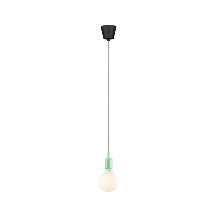 Pendul Neordic Ketil, E27, max. 60W, verde deschis-negru, silicon-plastic [3]
