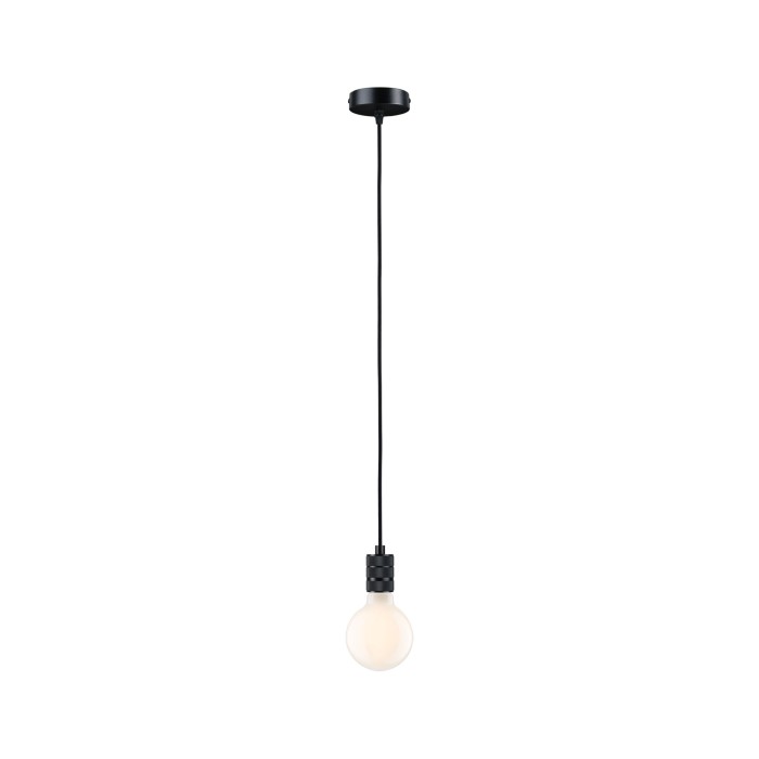 Pendul Neordic Tilla max1x60W E27,  negru grafit, 230V, textil/metal [3]