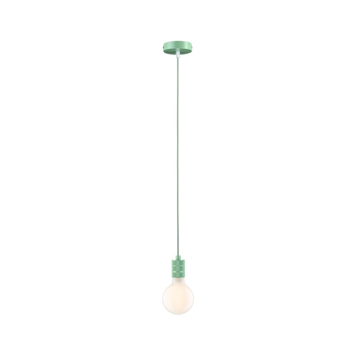 Pendul Neordic Tilla max1x60W E27,  verde deschis, 230V, textil/metal [3]