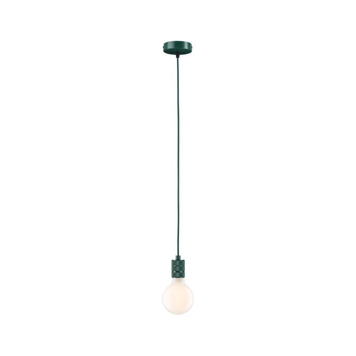 Pendul Neordic Tilla max1x60W E27,  verde închis, 230V, textil/metal [3]