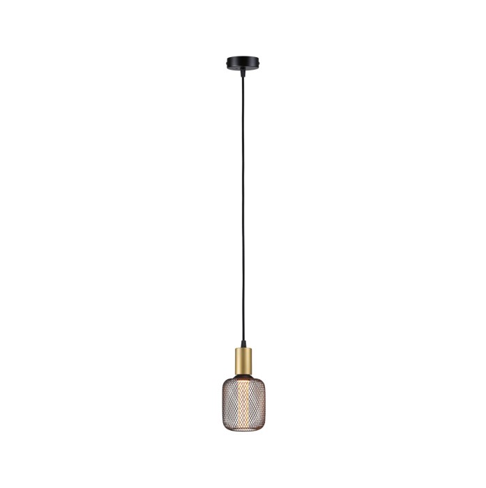 Pendul Ravi, IP44, E27, max. 60W, negru mat/auriu [2]