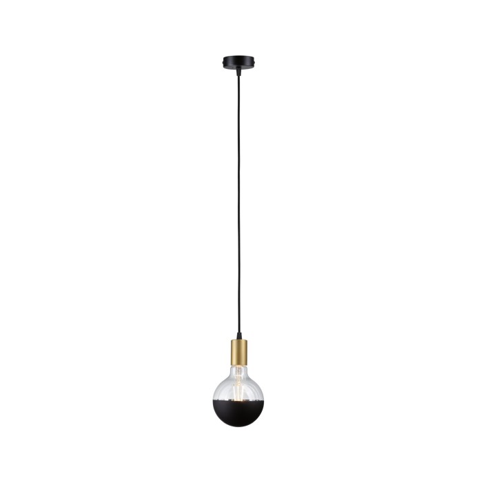 Pendul Ravi, IP44, E27, max. 60W, negru mat/auriu [3]