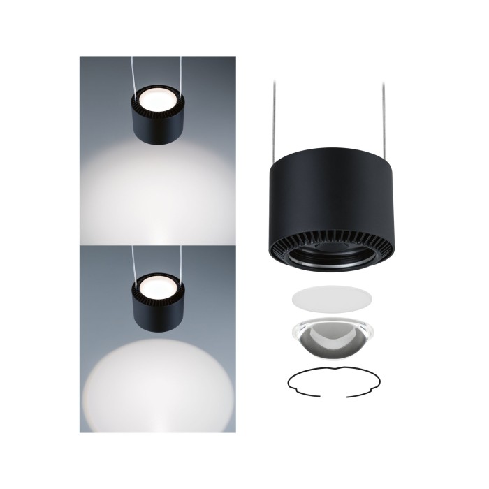 Pendul URail Aldan 13W 4000K, negru, cu flux luminos variabil [2]