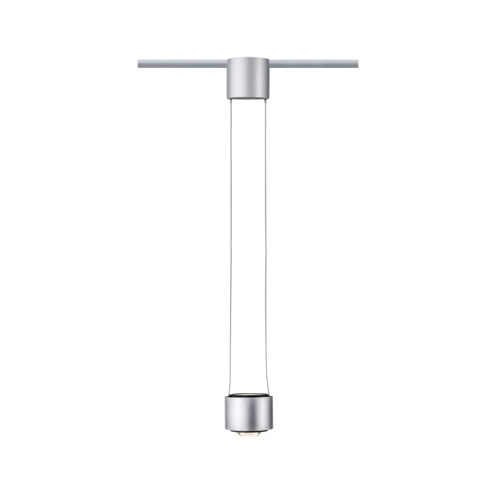 Pendul URail Aldan 1x13W crom mat/negru 230V metal/plastic, flux luminos variabil [3]