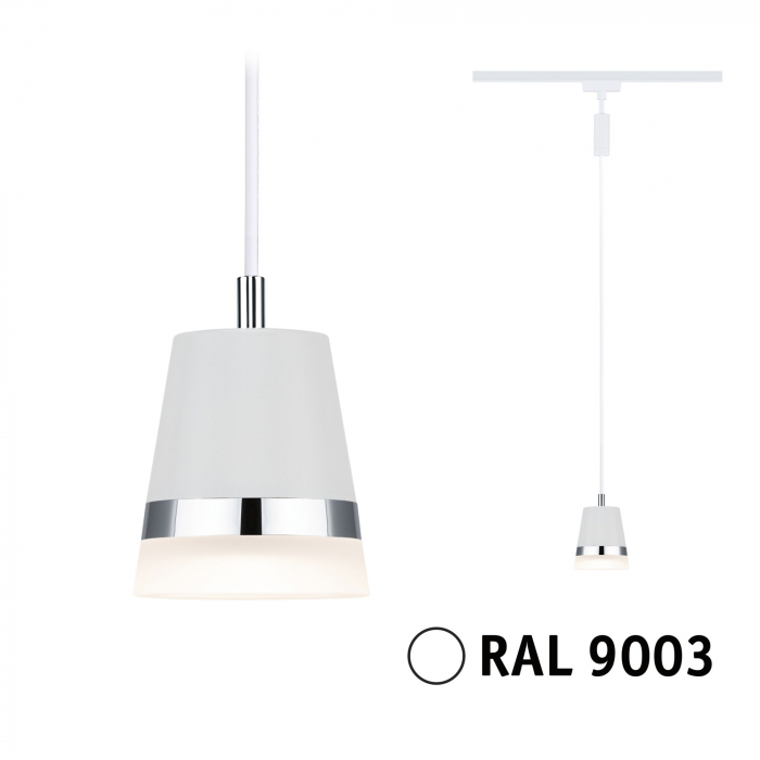 Pendul URail Cone, max 1x10W, GU10, alb Signal, 230V [3]