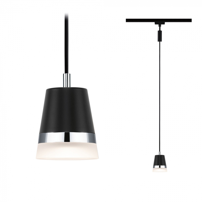 Pendul URail Cone, max 1x10W, GU10, negru mat, 230V [3]