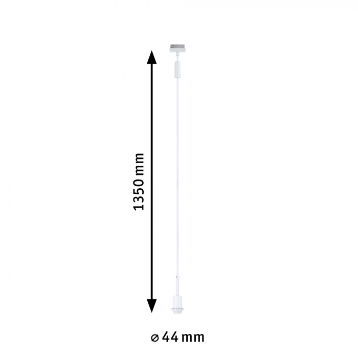 Pendul URail DecoSystems Basic, E14, max. 20W, 230V, alb Signal [6]