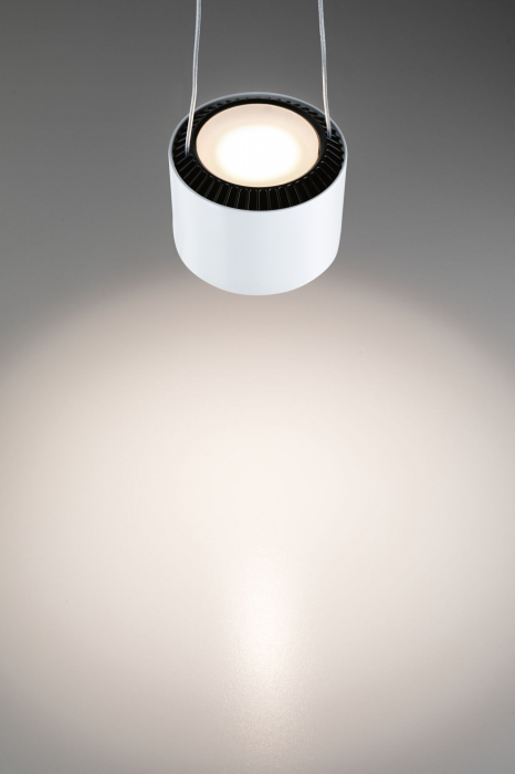 Pendul URail LED Aldan, 930lm / 530lm, 8,5W, 4000K, 230V, alb Signal, flux luminos variabil [6]