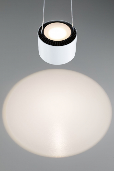 Pendul URail LED Aldan, 930lm / 530lm, 8,5W, 4000K, 230V, alb Signal, flux luminos variabil [5]