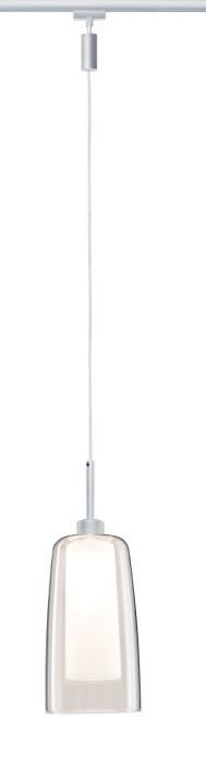 Pendul URail LED Arido II 1x5W GU10 crom mat/clar/Satin 230V metal/sticlă [5]