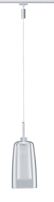 Pendul URail LED Arido II 1x5W GU10 crom mat/clar/Satin 230V metal/sticlă [3]