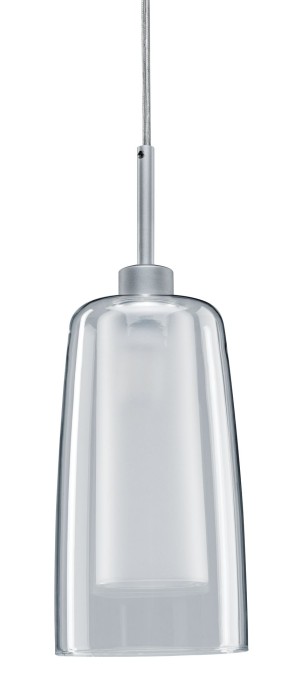 Pendul URail LED Arido II 1x5W GU10 crom mat/clar/Satin 230V metal/sticlă [4]