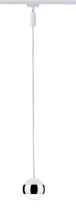 Pendul URail LED Capsule II 1x6W alb/crom 230V metal/plastic, cu flux luminos variabil [2]