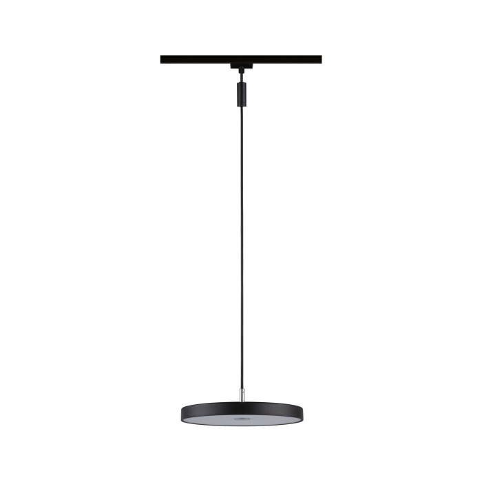 Pendul URail LED Hildor, 850lm, 15W, 3000K, 230V, negru mat, cu flux luminos variabil [8]