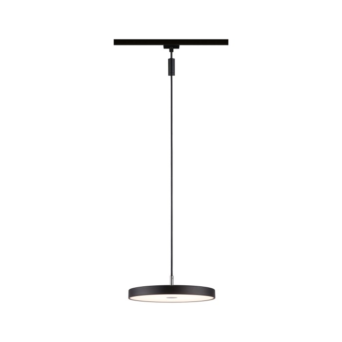 Pendul URail LED Hildor, 850lm, 15W, 3000K, 230V, negru mat, cu flux luminos variabil [7]