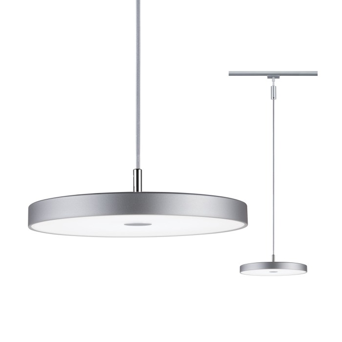 Pendul URail LED Hildor, 850lm, 15W, 4000K, 230V, crom mat, cu flux luminos variabil [7]