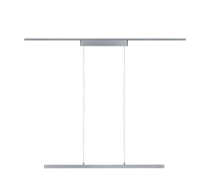 Pendul URail Lento 1x42W crom mat 230V, metal, cu flux luminos variabil [3]