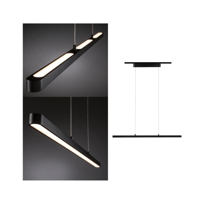 Pendul URail Lento 42W, negru mat, 230V, cu flux luminos variabil [3]