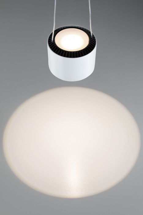 Pendul pentru șină Urail, Aldan 13W alb/negru 230V, metal, cu flux luminos variabil [4]