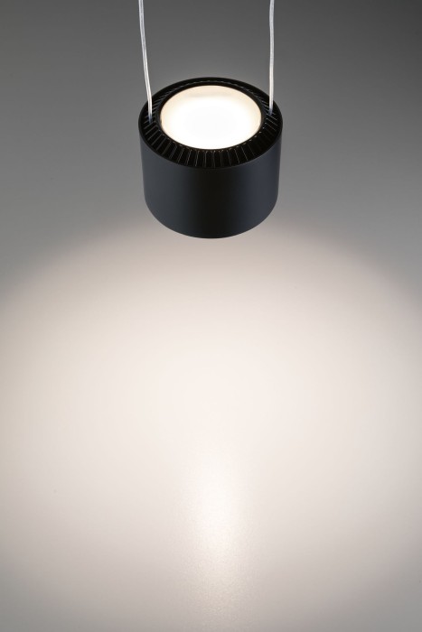 Pendul pentru șină Urail, Aldan 13W negru/negru 230V, metal, cu flux luminos variabil [5]