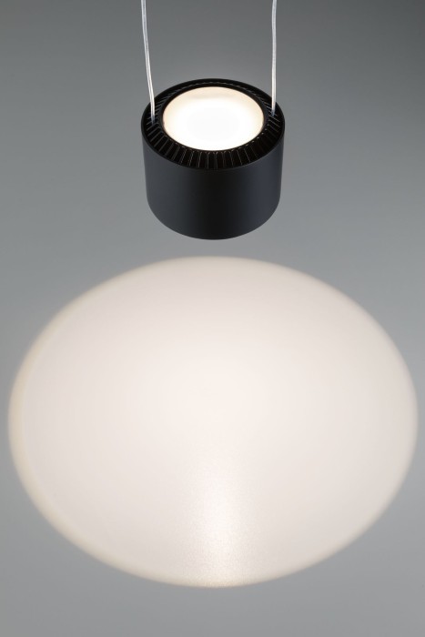 Pendul pentru șină Urail, Aldan 13W negru/negru 230V, metal, cu flux luminos variabil [4]