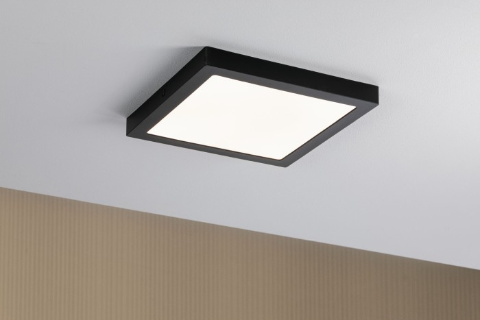 Plafonieră Abia LED-Panel 300x300mm 22W negru mat 230V, plastic [5]