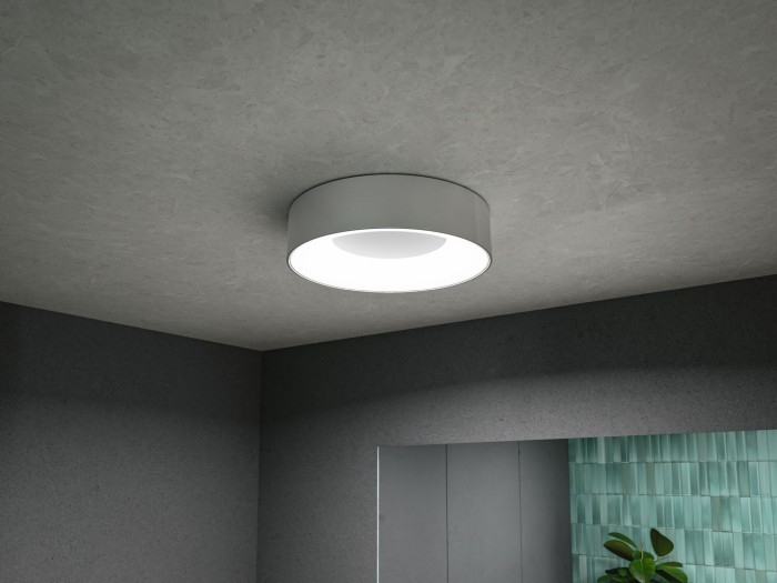 Plafonieră Casca LED, IP44, White Switch, 1500lm, 230V, 16W, aluminiu mat [3]