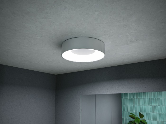 Plafonieră Casca LED, IP44, White Switch, 1500lm, 230V, 16W, aluminiu mat [4]