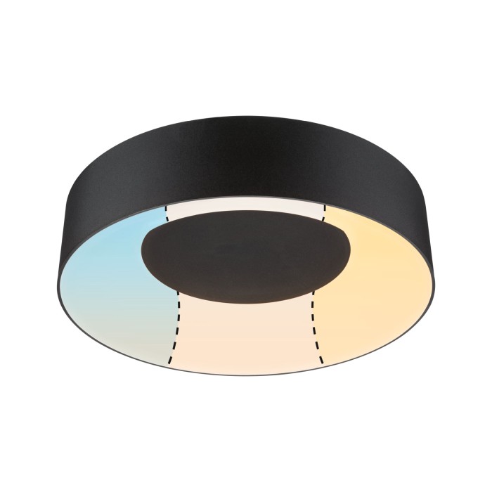 Plafonieră Casca LED, IP44, White Switch, 1500lm, 230V, 16W, negru mat [12]