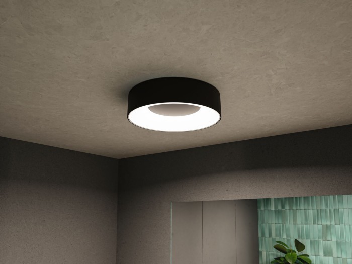 Plafonieră Casca LED, IP44, White Switch, 1500lm, 230V, 16W, negru mat [5]