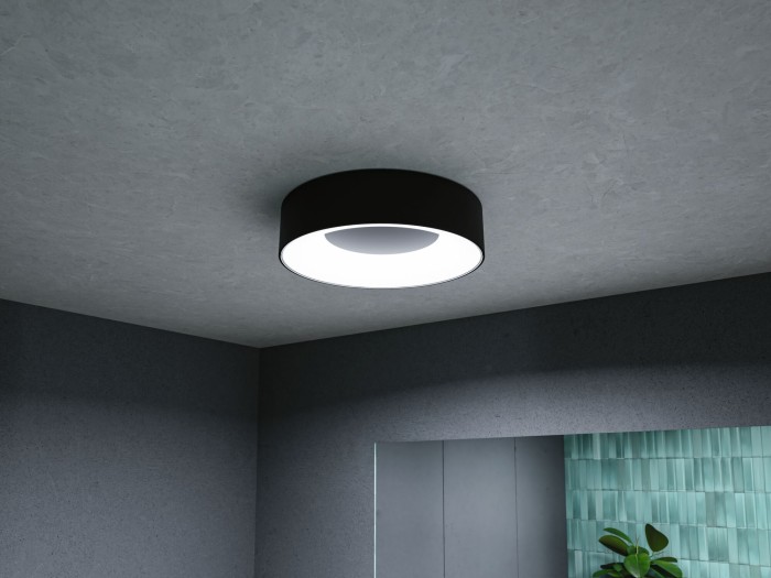 Plafonieră Casca LED, IP44, White Switch, 1500lm, 230V, 16W, negru mat [4]