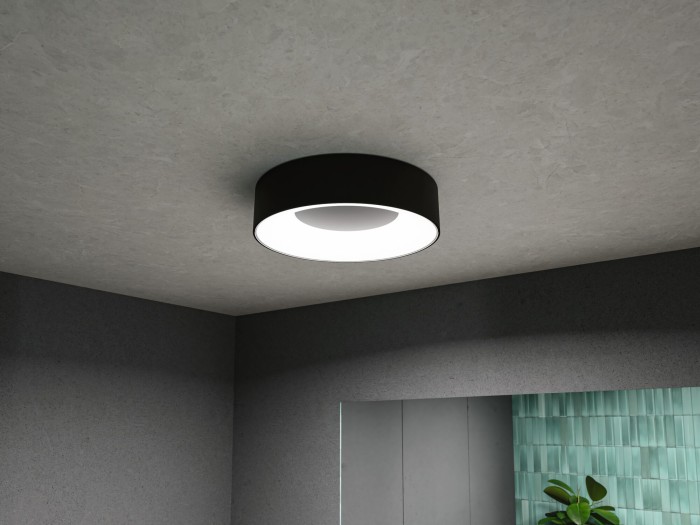 Plafonieră Casca LED, IP44, White Switch, 1500lm, 230V, 16W, negru mat [3]