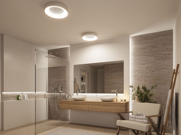 Plafonieră Casca LED, IP44, White Switch, 2100lm, 230V, 23W, aluminiu mat [6]