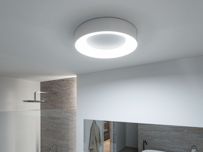 Plafonieră Casca LED, IP44, White Switch, 2100lm, 230V, 23W, aluminiu mat [3]