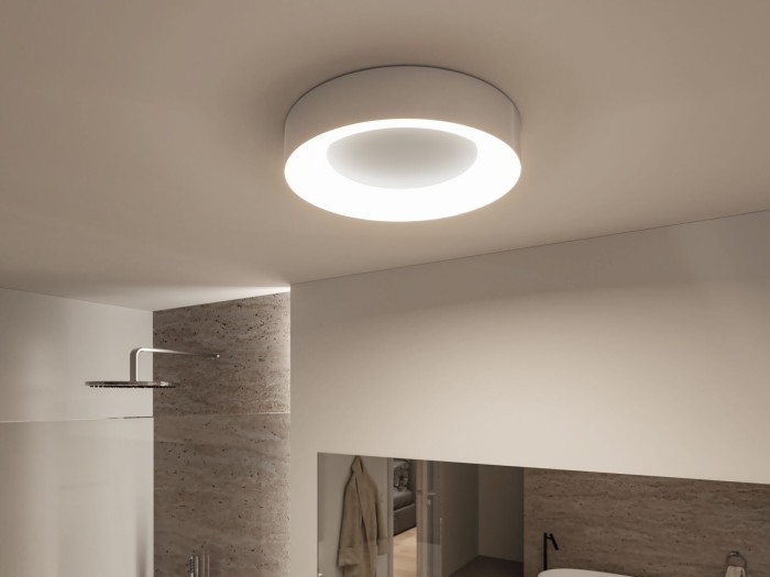Plafonieră Casca LED, IP44, White Switch, 2100lm, 230V, 23W, aluminiu mat [5]
