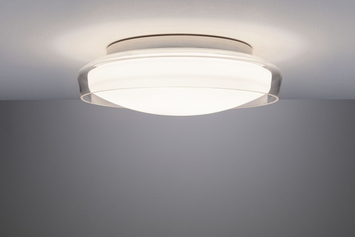 Plafonieră de baie Luena LED, IP44, 3000K, 860lm, 230V, 16,5W, sticlă-crom [3]