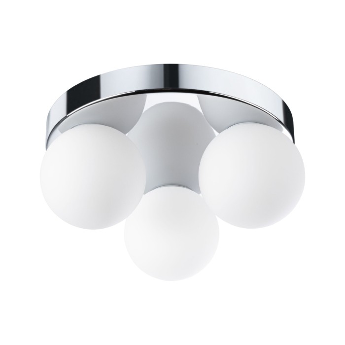 Plafonieră Gove, IP44, G9, 230V, max. 3x20W, crom, satin [2]