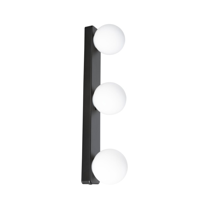 Plafonieră Gove, IP44, G9, 230V, max. 3x20W, negru mat, satin [2]