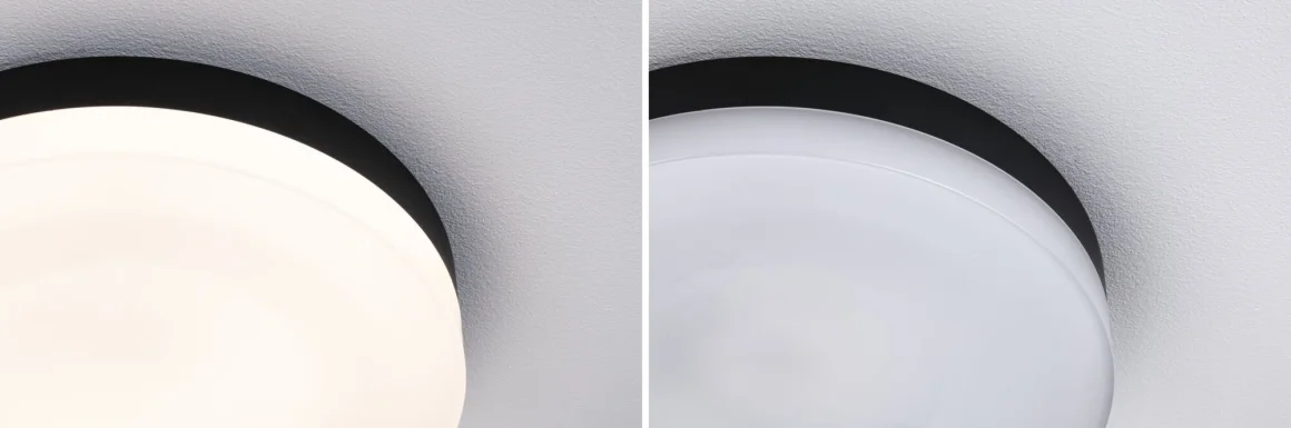 Plafonieră LED Amalie, 2700K, 1000lm, 230V, 16W, flux luminos variabil în 3 pași, negru mat [3]